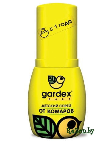 Спрей для защиты от комаров, насекомых "Gardex Baby" 50 мл. для детей с 1 года - фото 1 - id-p15446573