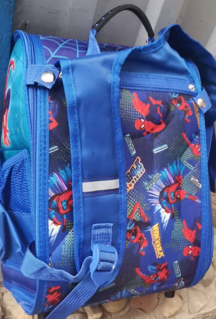 Детский каркасный рюкзак человек spider-man паук для 1-2 класса - фото 3 - id-p123045732