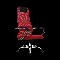 Кресло руководителя Bk-8 chrome. Красный