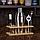 Премиальный набор бармена на деревянной подставке «#Ябармен» 6 предметов, фото 2