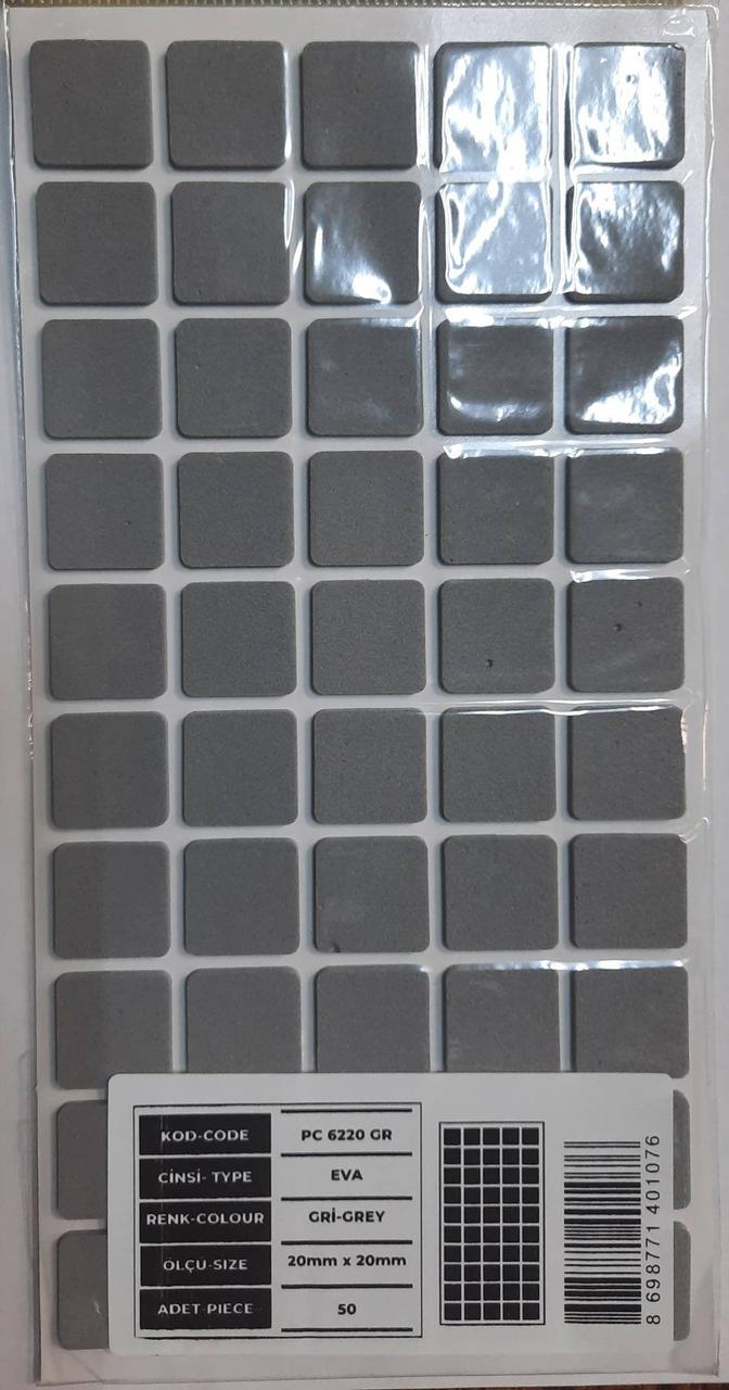 Подпятник 20*20 резина