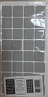 Подпятник 25*25 резина