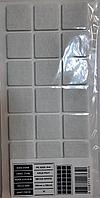 Подпятник 35*35 белый