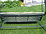 Матрас (мягкий элемент) для садовых качелей Долина Цветов 180*60 гобелен, фото 4