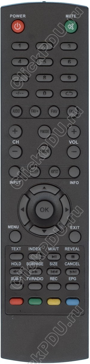 ПДУ для Telefunken TF-LED28S48T2 ic LCD TV ERISSON /SUPRA/FUSION (серия HOB1635) - фото 1 - id-p160347815
