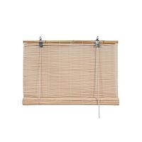Бамбуковая рулонная штора, 100х160 см, цвет натуральный