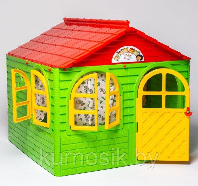 Игровой домик детский пластиковый №2 Doloni (Долони) 129-129-120 см (арт.025500/3) - фото 3 - id-p98681313