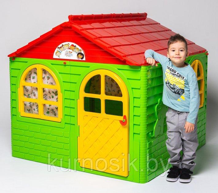 Игровой домик детский пластиковый №2 Doloni (Долони) 129-129-120 см (арт.025500/3) - фото 8 - id-p98681313