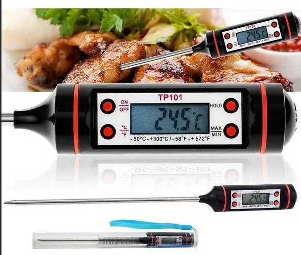 Термометр кухонный электронный  с ЖК SiPL