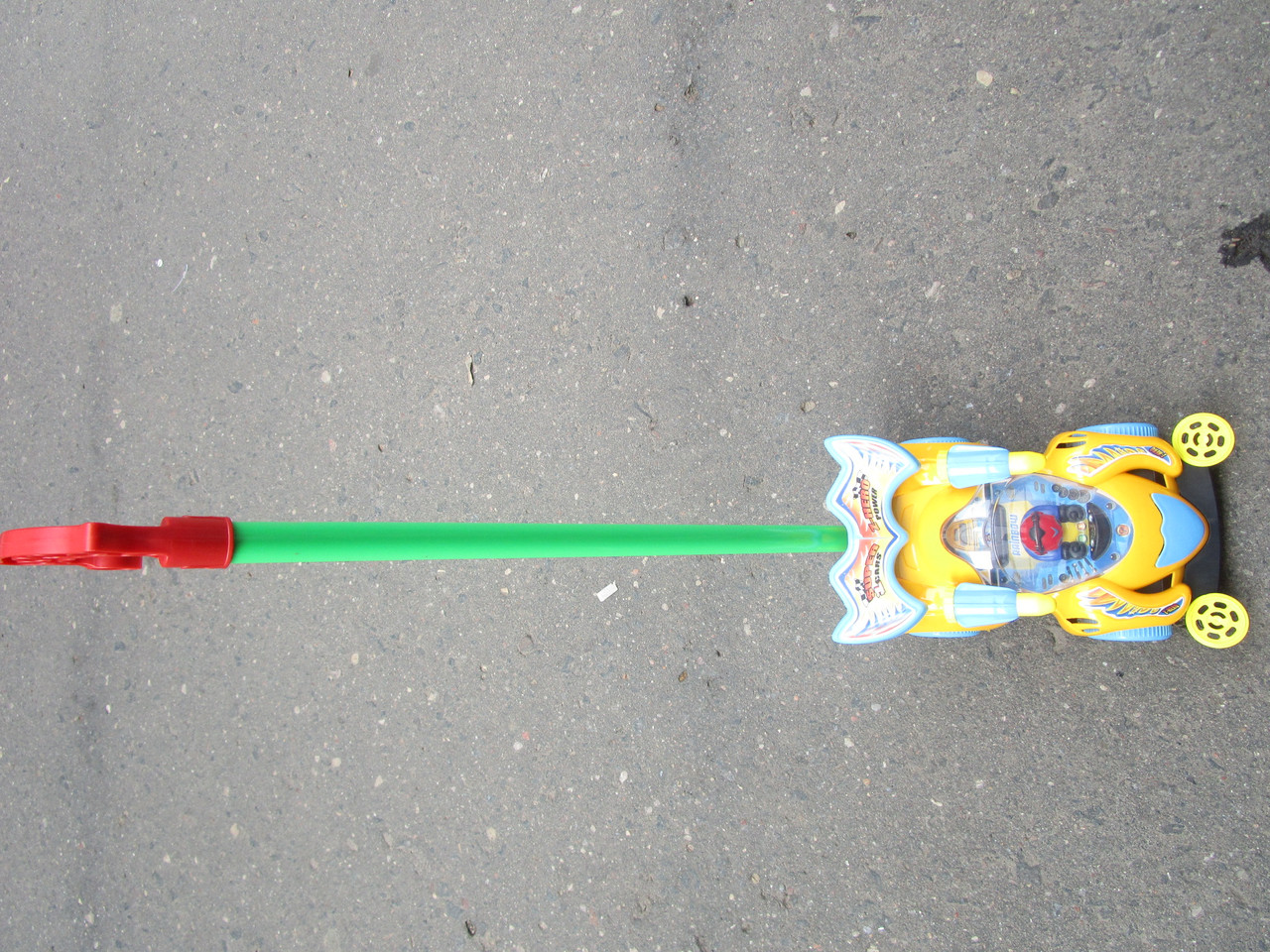 Детская игрушка-каталка "САМОЛЕТ" с ручкой - фото 2 - id-p15465107
