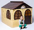 Игровой домик детский пластиковый №2 Doloni (Долони) 129-129-120 см (арт.025500/3) Бежевый, фото 6