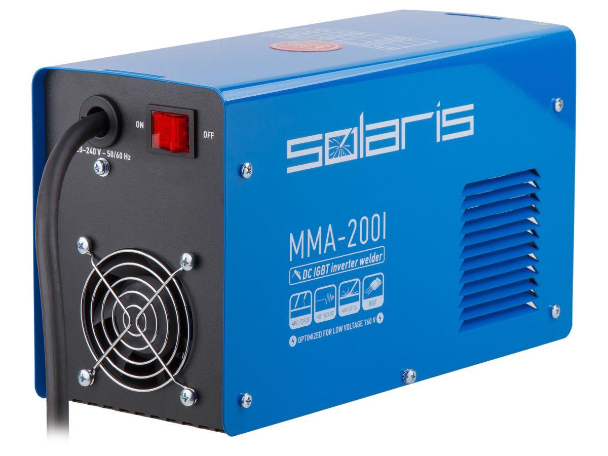 Инвертор сварочный Solaris MMA-200I - фото 4 - id-p160378512