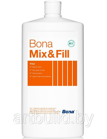 Шпаклевка Bona Mix&Fill (1 л.), фото 2