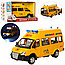 Коллекционная инерционная модель, Газель "Школьный автобус", масштаб 1:29, свет, звук, фото 3