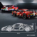 Конструктор Спорткар Ferrari 488 GTE AF Corse, 10287, аналог Лего Техник 42125, фото 7