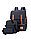 Рюкзак 3 в 1 (рюкзак, сумка через плечо, пенал) черный, фото 9