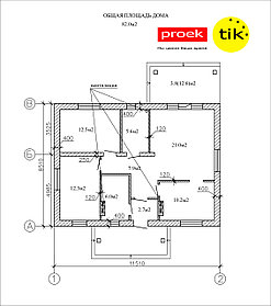 Проект загородного жилого дома 82.0 м2