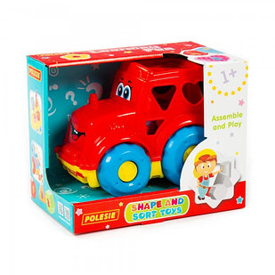 Детская развивающая игрушка-сортер "Трактор" (в коробке) арт. 89403 Полесье