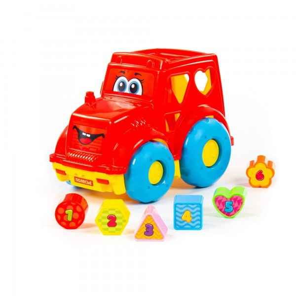 Детская развивающая игрушка-сортер "Трактор" (в коробке) арт. 89403 Полесье - фото 2 - id-p160553119