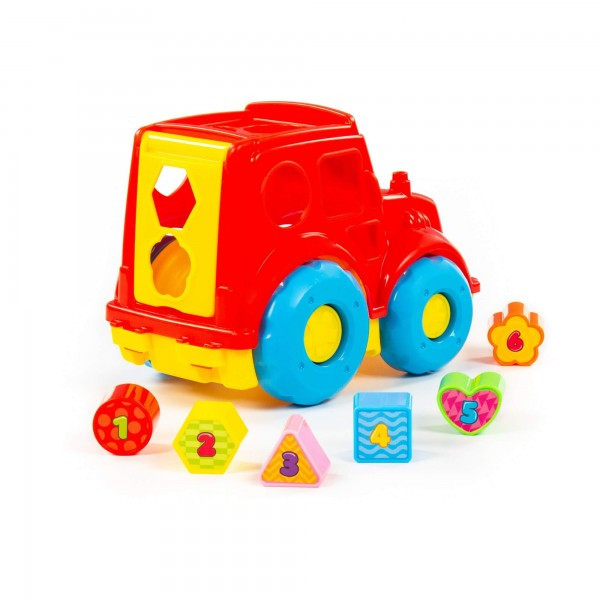 Детская развивающая игрушка-сортер "Трактор" (в коробке) арт. 89403 Полесье - фото 4 - id-p160553119