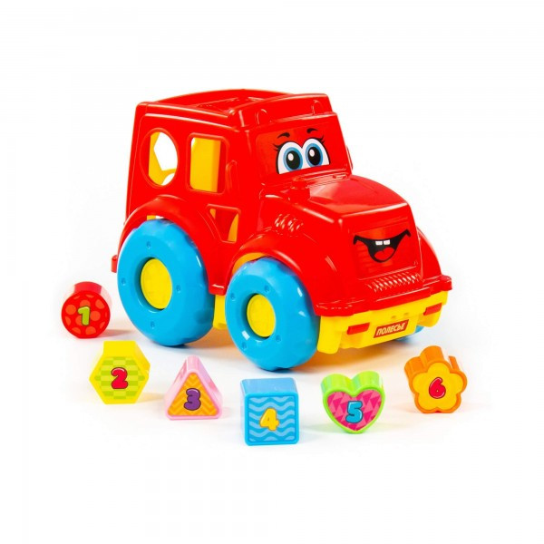 Детская развивающая игрушка-сортер "Трактор" (в коробке) арт. 89403 Полесье - фото 5 - id-p160553119