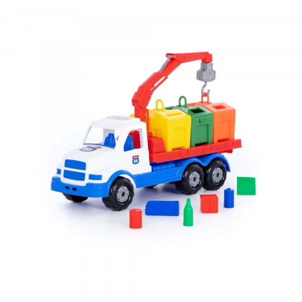 Детская игрушка автомобиль-контейнеровоз "Сталкер" арт. 90379 Полесье - фото 1 - id-p160553121