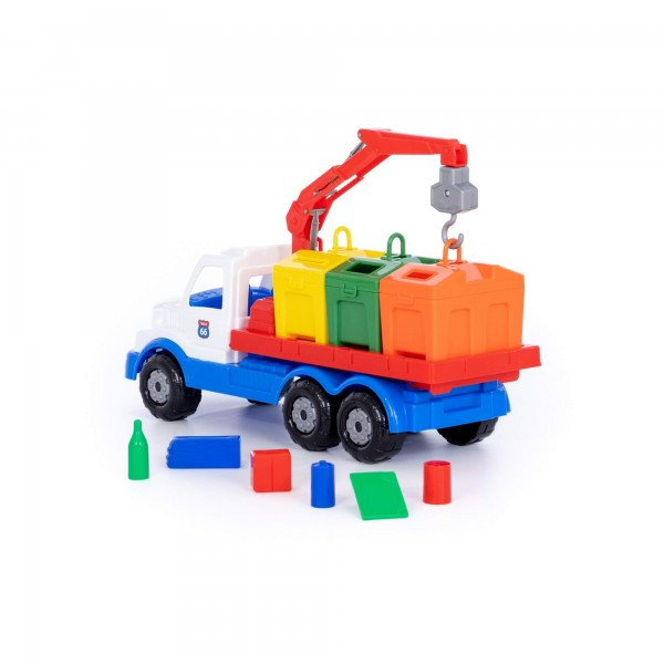 Детская игрушка автомобиль-контейнеровоз "Сталкер" арт. 90379 Полесье - фото 2 - id-p160553121