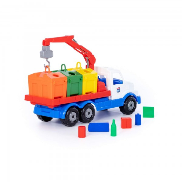 Детская игрушка автомобиль-контейнеровоз "Сталкер" арт. 90379 Полесье - фото 3 - id-p160553121