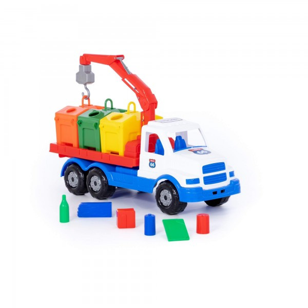 Детская игрушка автомобиль-контейнеровоз "Сталкер" арт. 90379 Полесье - фото 4 - id-p160553121