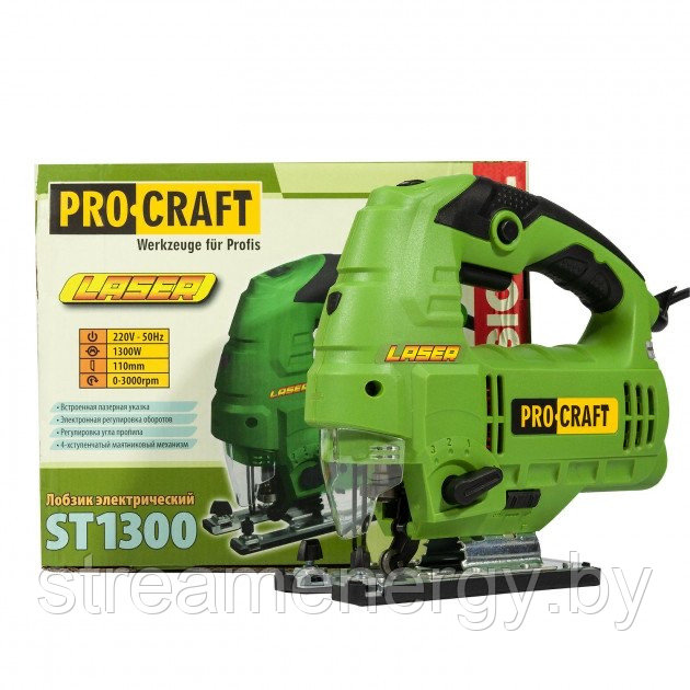 Лобзик электрический PROCRAFT 1300w - фото 3 - id-p160571066