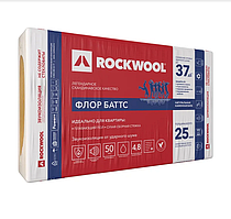 Утеплитель ROCKWOOL ФЛОР БАТТС 1000х600х25