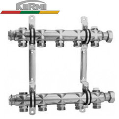 Коллектор для радиаторного отопления Kermi x-net HKA 1" для 5 контуров