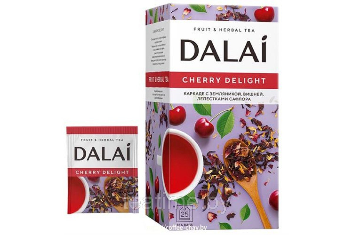 Чай Dalai Cherry Delight 25пак. (травяной) - фото 1 - id-p160587163