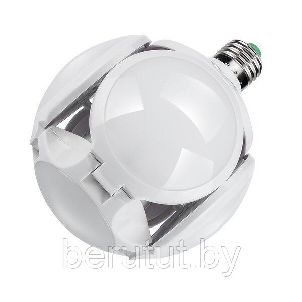 Складная светодиодная лампа-люстра Football UFO Lamp 45W цоколь E27 (4 лопасти) - фото 3 - id-p160588413