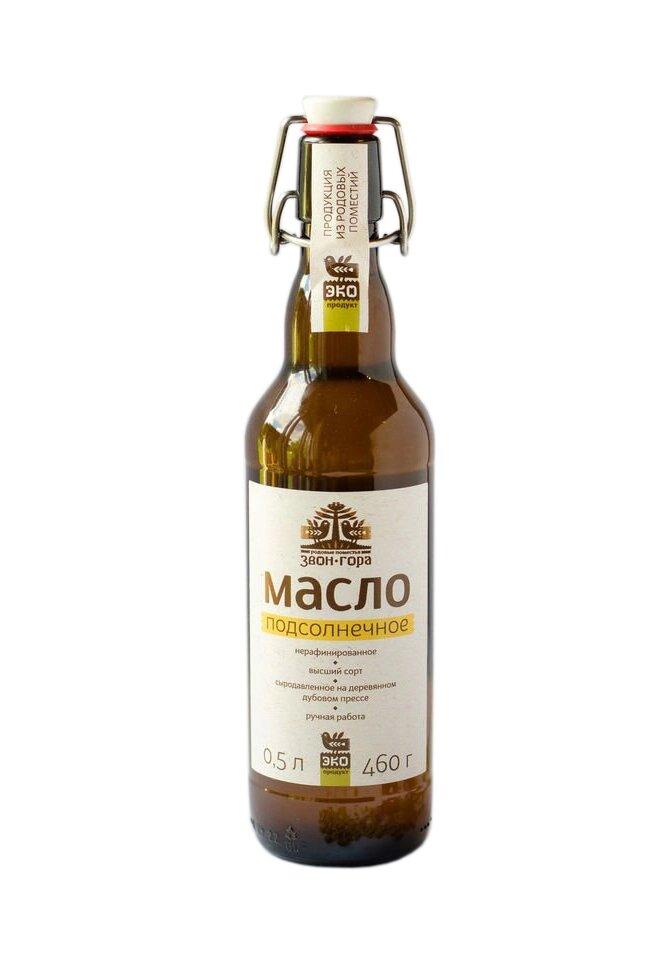 Масло подсолнечное сыродавленное на дубовом прессе, 500 мл