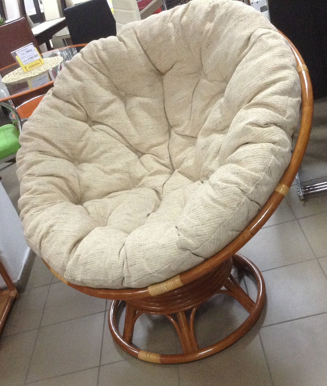 Кресло качалка Papasan 23/01 - фото 4 - id-p50378693