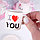 Сувенирный набор кружка с блюдцем "I love you", фото 4