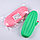 Пенал "Кактус" силиконовый  ассорти цвет (зелёный, розовый, оранжевый), фото 6
