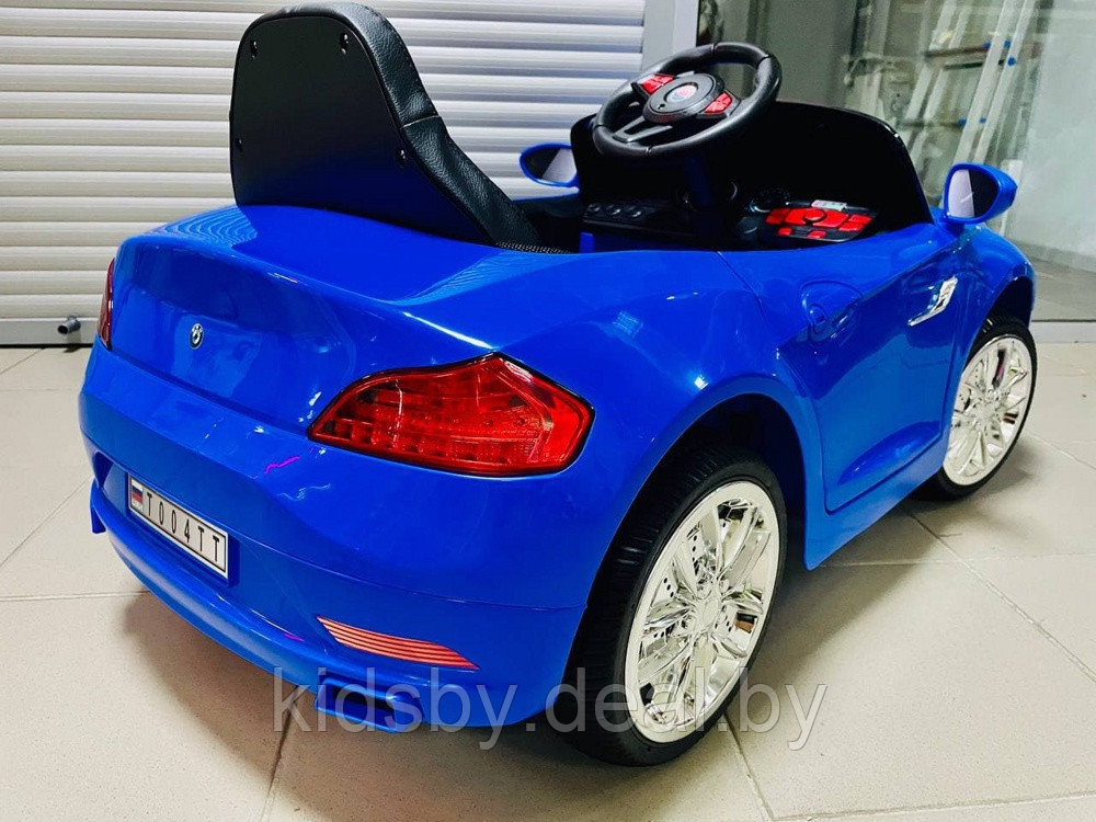 Детский электромобиль RiverToys BMW T004TT (синий) - фото 4 - id-p12892860