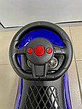 Детская машинка-каталка, толокар RiverToys BMW JY-Z01B (синий/черный), фото 2