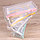 Пенал мягкий тубус "Darvish" ассорти прозрачный, с плавающими блестками, фото 7
