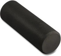 Ролик для йоги INDIGO IN021-BK (45см x 15см), черный - фото 1 - id-p160619022