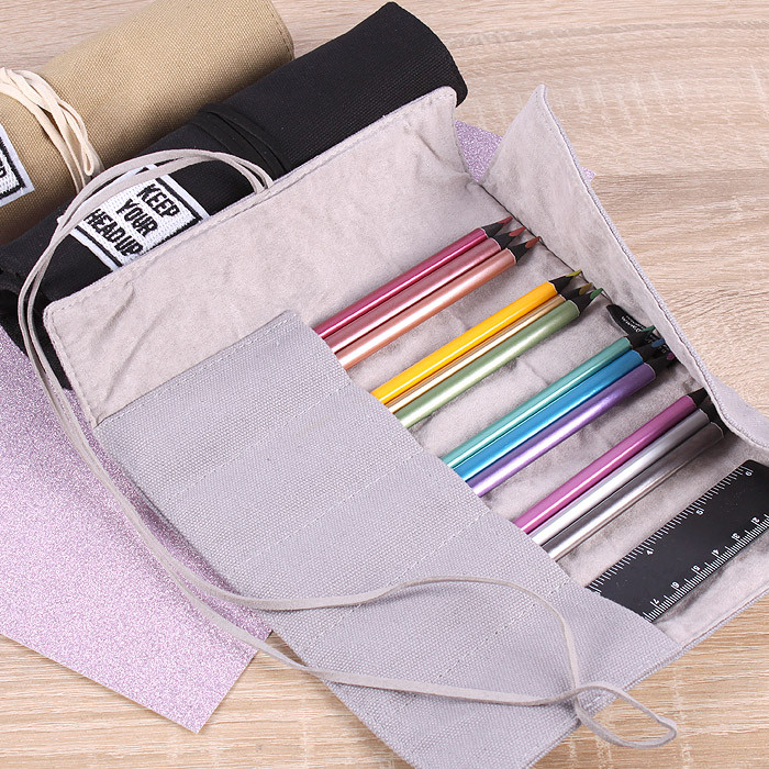 Пенал-органайзер текстильный на шнурке цвет ассорти - фото 4 - id-p160618231