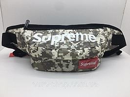 Сумка поясная "Supreme"милитари, цвета в ассортименте.  Размер: 32х17