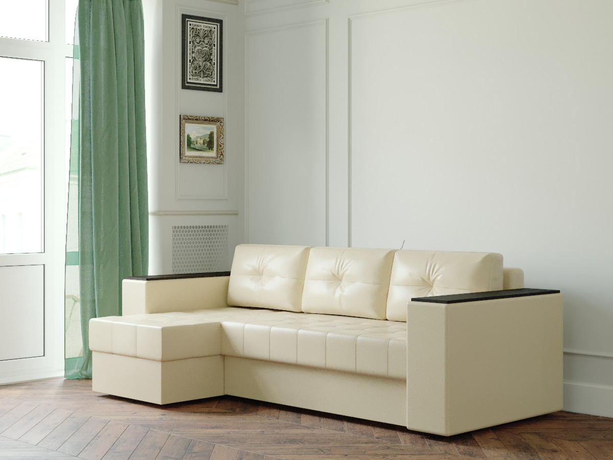 Угловой диван Ванкувер Лайт с декором - фото 2 - id-p111572243