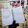 Набор канцелярский: блокнот на спирали и ручка, ECO (12,0х16,0 см, 70 листов) Мишка синий, фото 6