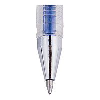 Ручка гелевая Crown "Hi-Jell Metallic" (0,7мм, металлик) (синяя)