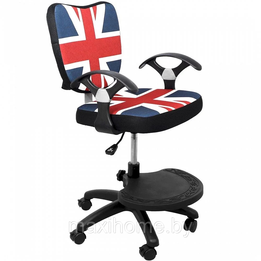 Кресло поворотное CATTY, ткань, (британский флаг) - фото 1 - id-p160700912