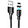 Кабель магнитный USB на Lightning Hoco X52 Sereno 1 м Black (для зарядки), фото 3