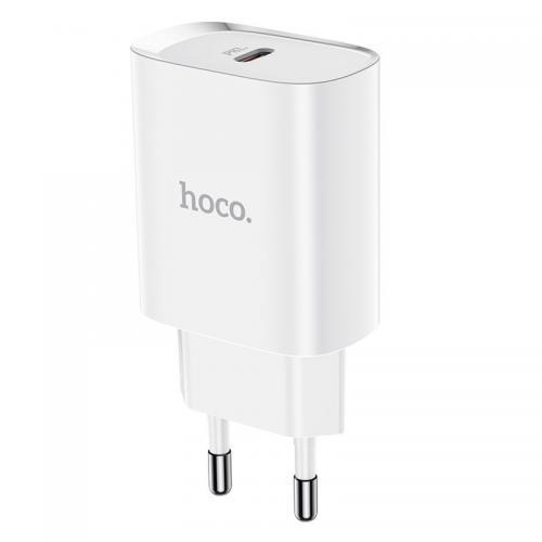 Сетевое зарядное устройство HOCO N14 USB-C PD 20W QC 2.4A - фото 2 - id-p160706896